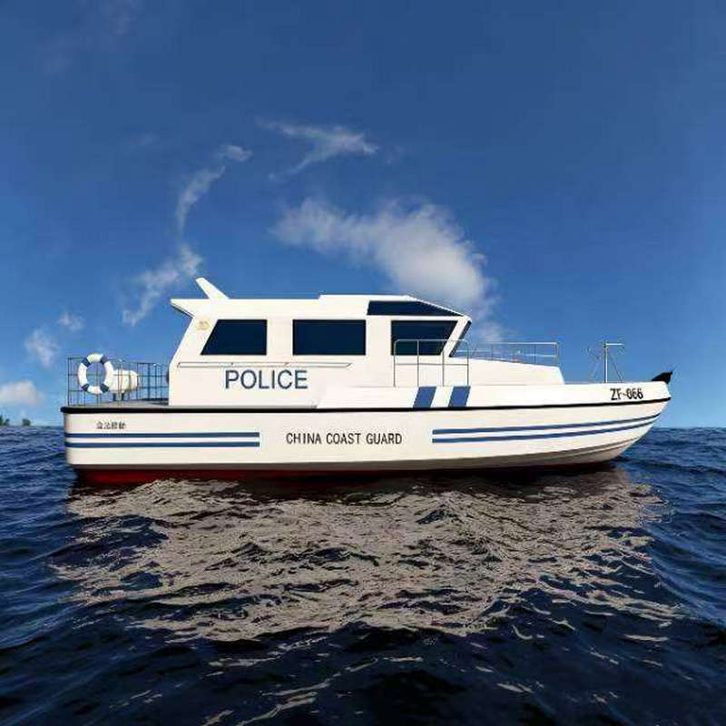 Bărci de patrulare a poliției din aluminiu
